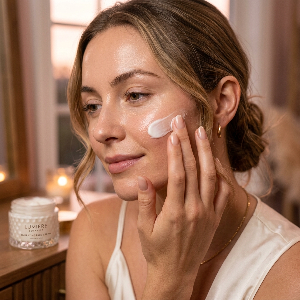 Step 2: Apply Amorasuite Radiance Cream